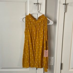Yellow work appropriate tank top brand new